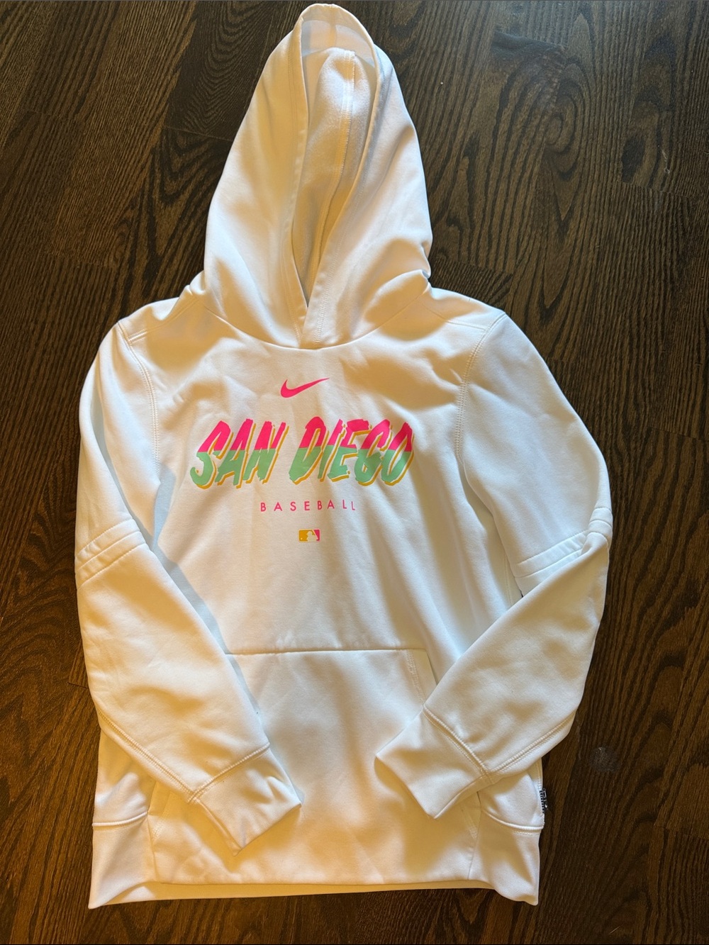 Official MLB San Diego Padres White Hoodie